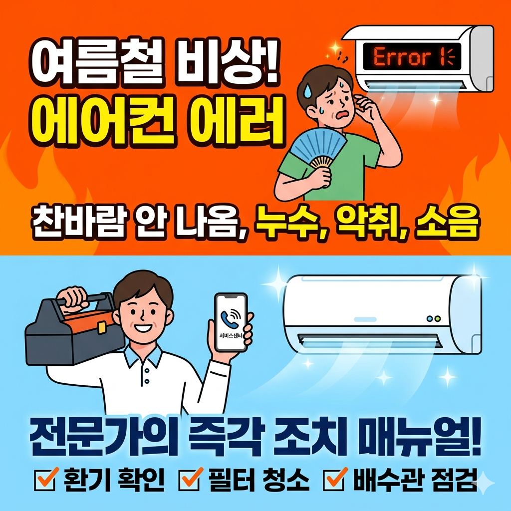 5분 만에 해결하는 에어컨 셀프 에러 조치법