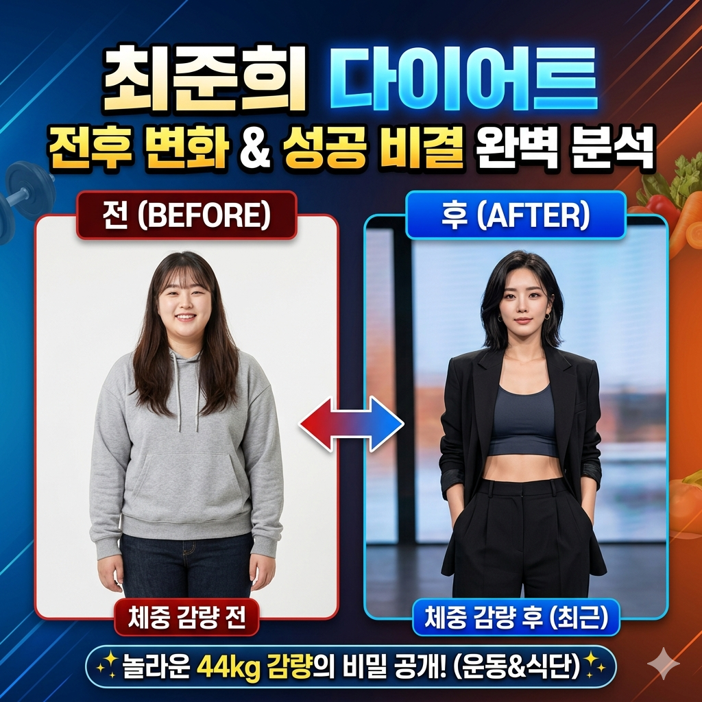 최준희 다이어트 전후 변화와 성공 비결 완벽 분석