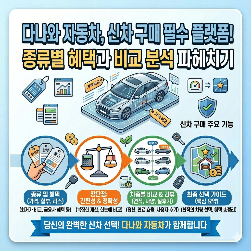 다나와 자동차, 왜 신차 구매의 필수 플랫폼