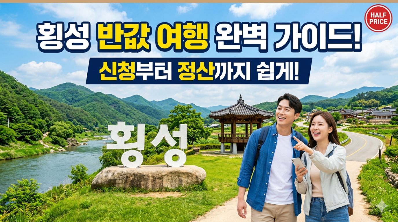 횡성 반값 여행 완벽 가이드: 신청부터 정산까지 쉽게