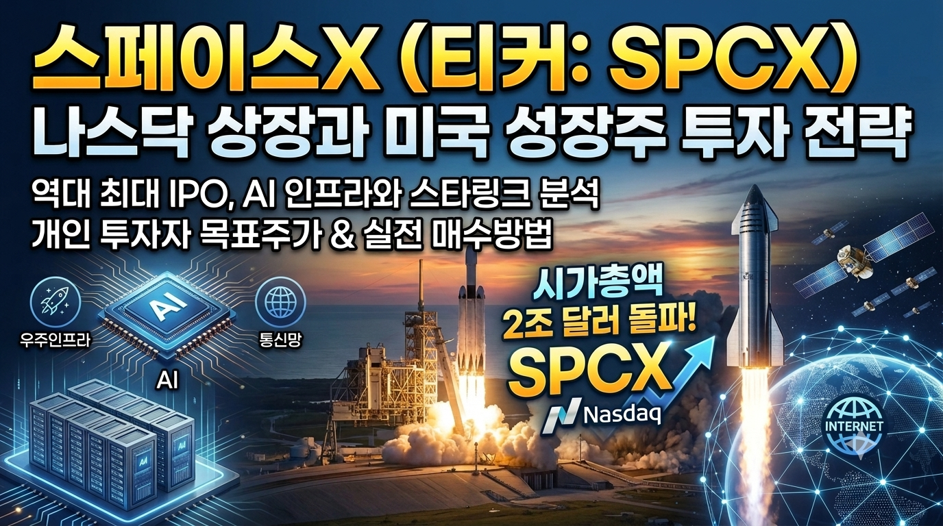 우주산업 대장주 스페이스X 장기투자 가이드